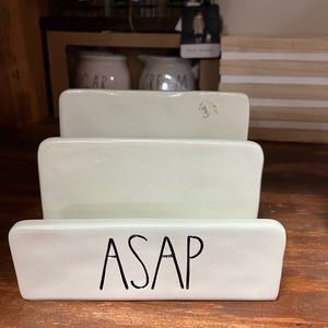 Rae dunn letter desk organizer